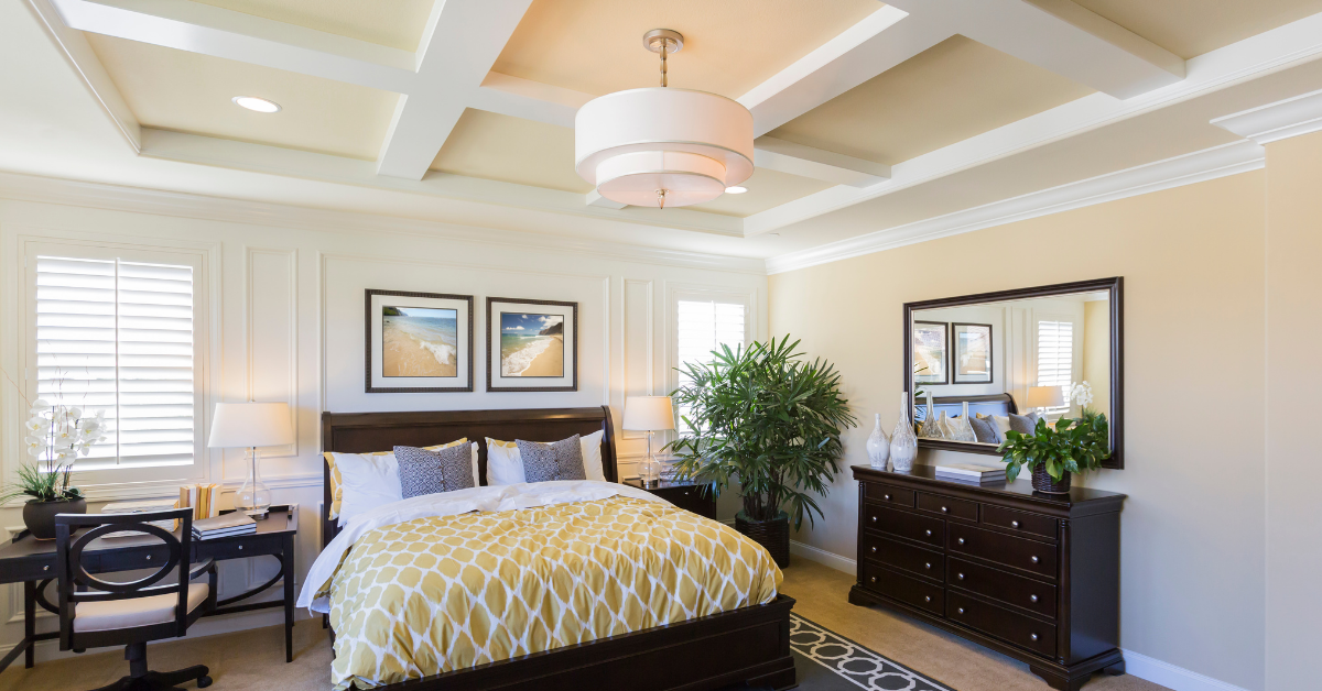 Master Bedroom Paint Ideas with Two Color Combinations for Modern Homes