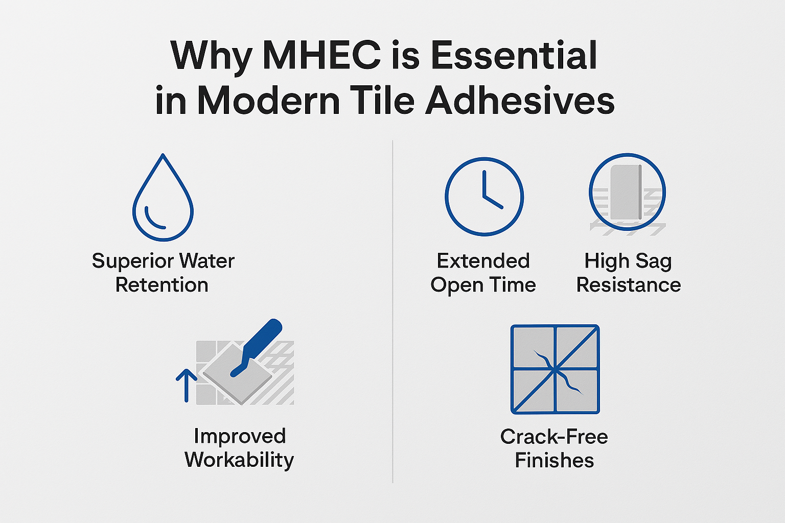 What is the use of MHEC in tile adhesive?