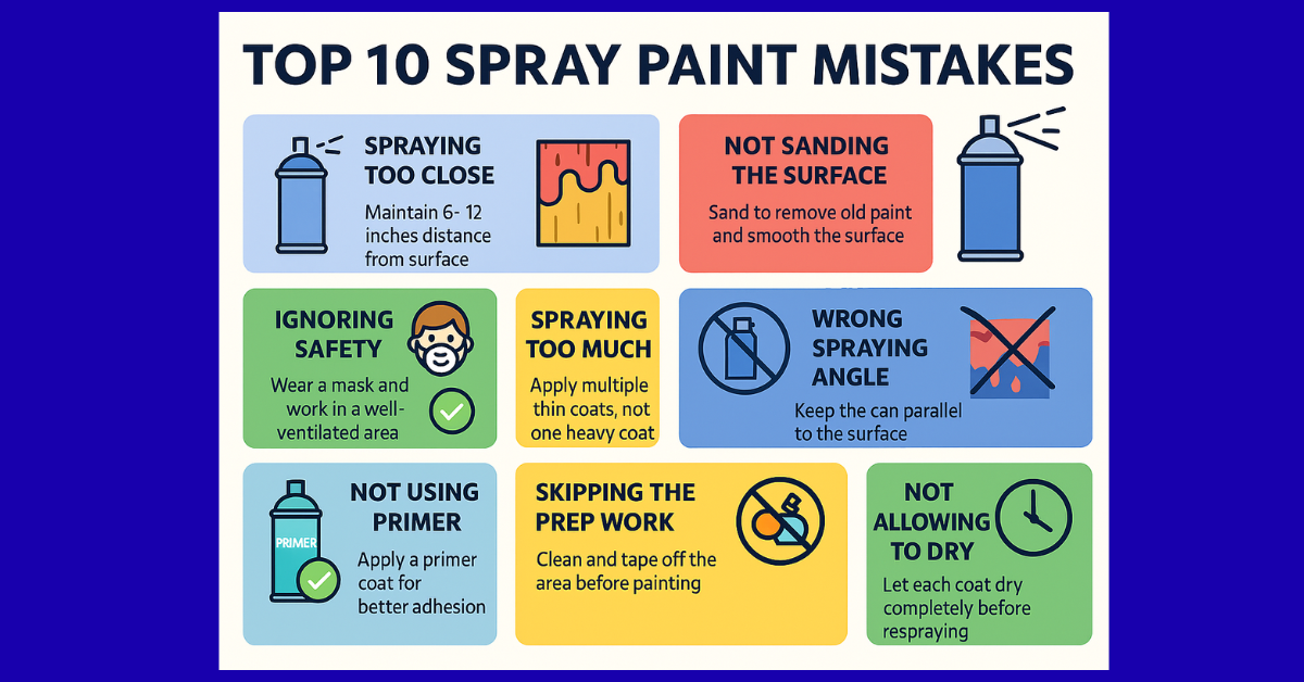 Avoid These 10 Common Spray Paint Mistakes