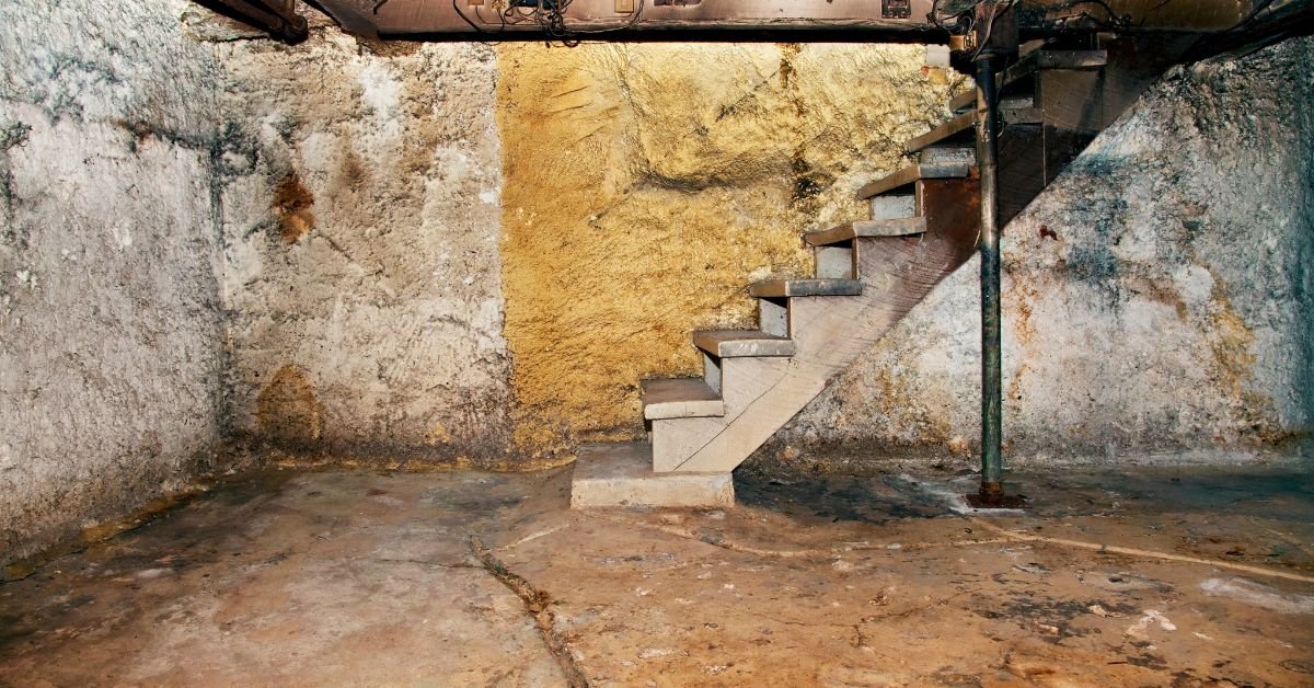 Basement waterproofing system with crystalline slurry sealing microcracks and polyurethane membrane providing surface flexibility.