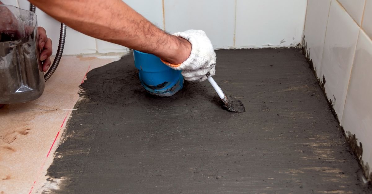 Waterproofing solution for basement leaks using crystalline coating and polyurethane membrane on walls and flooring.